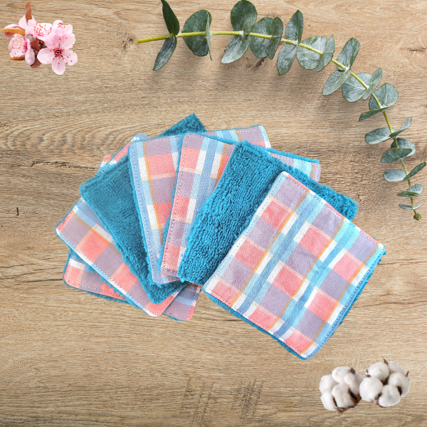 Lingettes Lavables - Lot de 7 : Un Jour, Une Lingette !