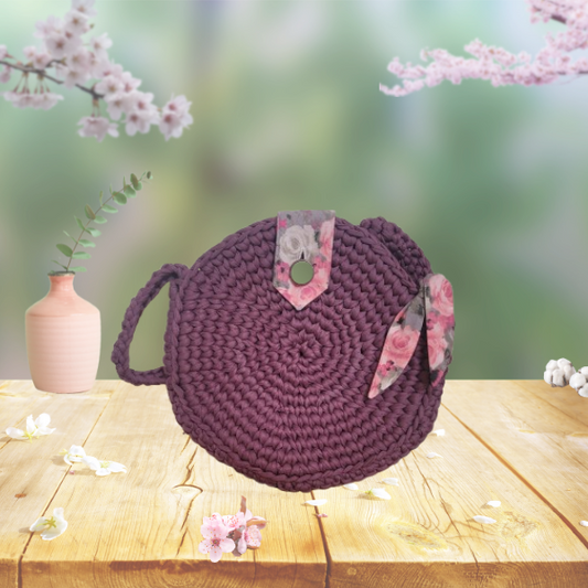 Sac à Mains Hexagonal Violet 🟣